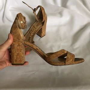 Sam Edelman Cork Block Heels